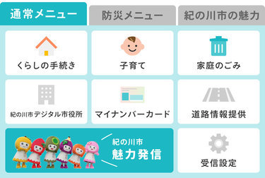 通常メニュー