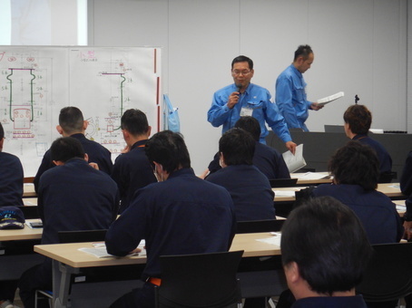 消防操法訓練開始式の写真1