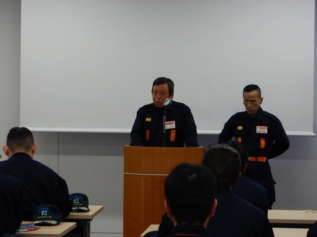 消防操法訓練開始式の写真3