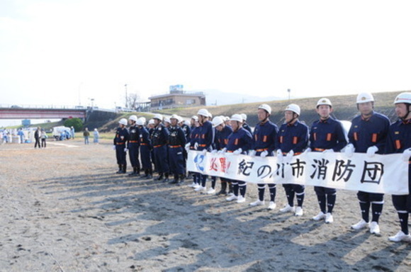 紀の川市防災総合訓練の写真10