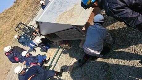 和歌山県消防学校の消防団特別教育である自然災害対応教育を受講する消防団幹部の写真4