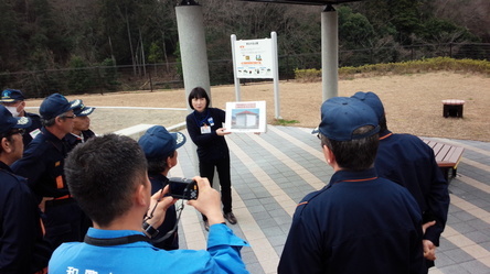 消防団本部視察研修の写真4