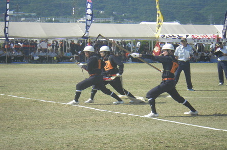 県消防ポンプ操法大会出の写真13