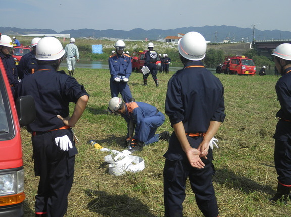 粉河方面隊訓練の写真2