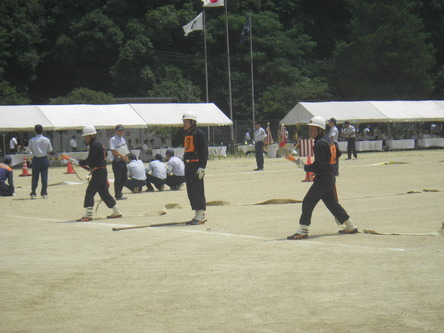 県消防ポンプ操法大会出の写真8