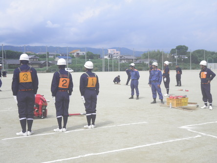 消防操法訓練の写真6