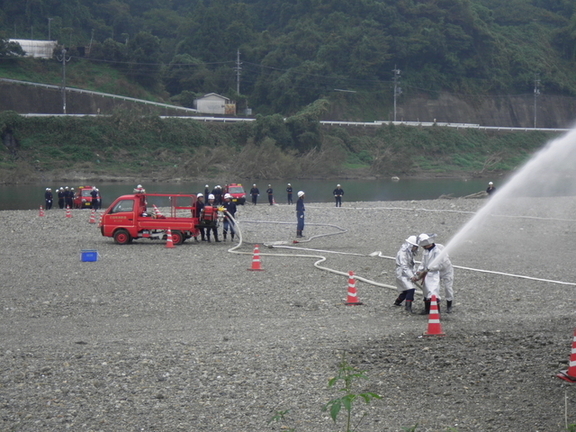 打田方面隊分団訓練の写真1
