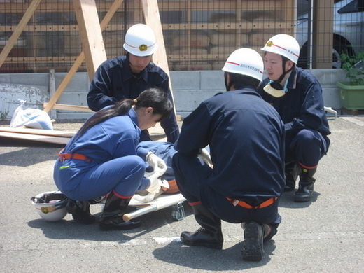 那賀方面隊の分団訓練の写真3