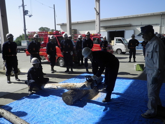 打田方面隊分団訓練の写真2