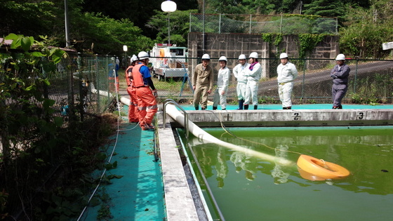 排水ポンプ隊の訓練の写真8