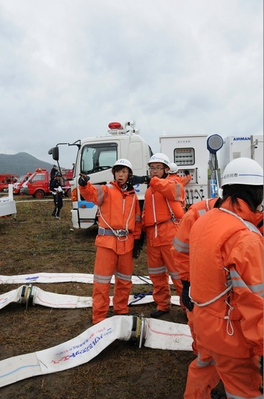 排水ポンプ隊の訓練の写真12