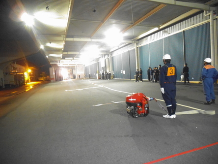 消防操法訓練の写真8