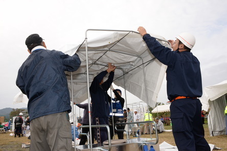 紀の川市防災総合訓練の写真6