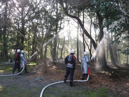 消防団貴志川方面隊の団員訓練の写真3