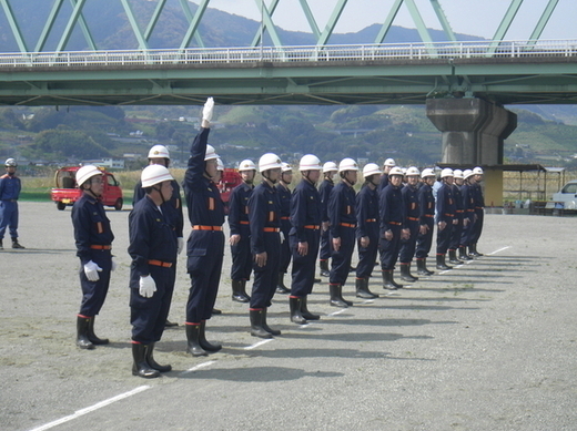 那賀方面隊の幹部訓練の写真1