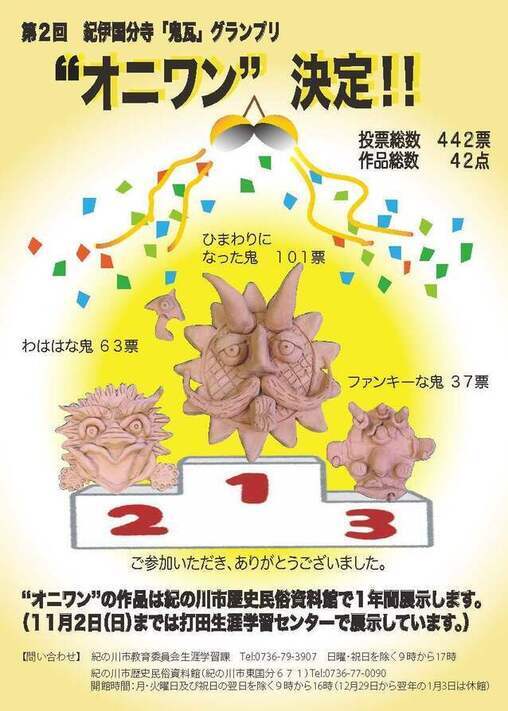 第2回鬼瓦グランプリ結果発表