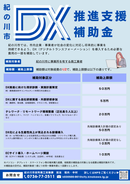 DX推進支援補助金チラシ2025